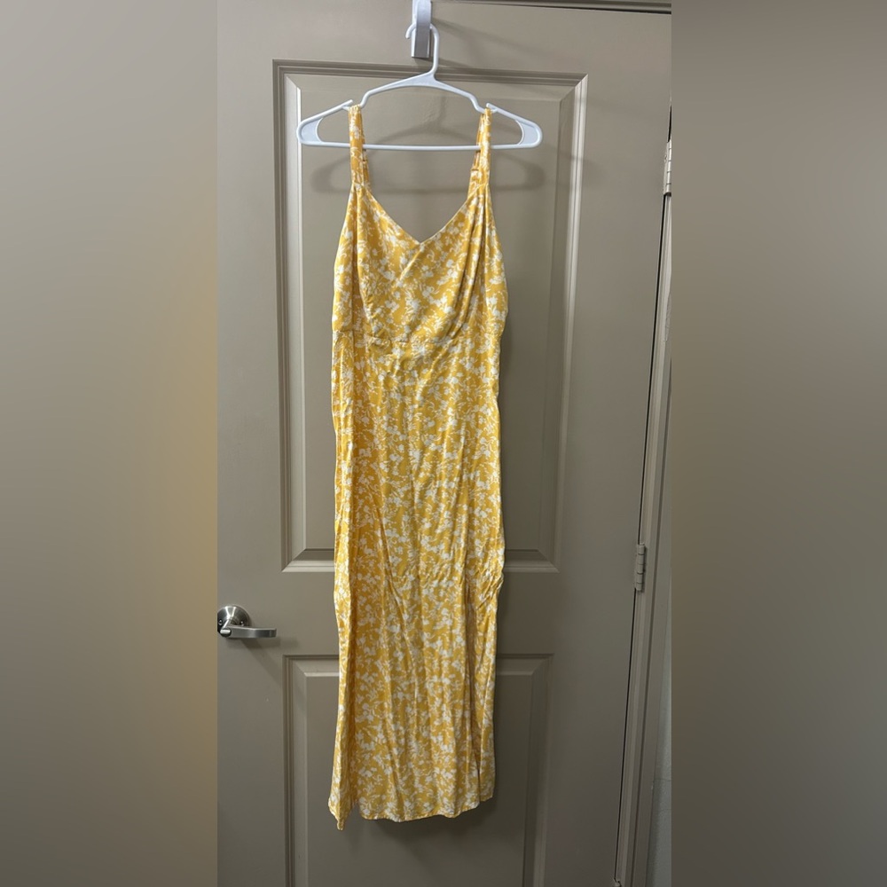 Yellow Floral Dress